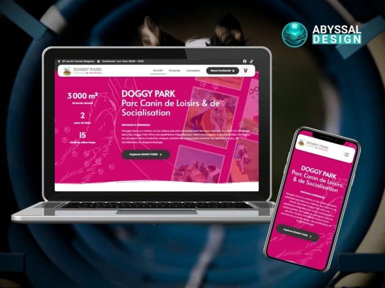 Doggy Park Bergerac : Un Nouveau Site Web pour un Parc de Loisirs Canin