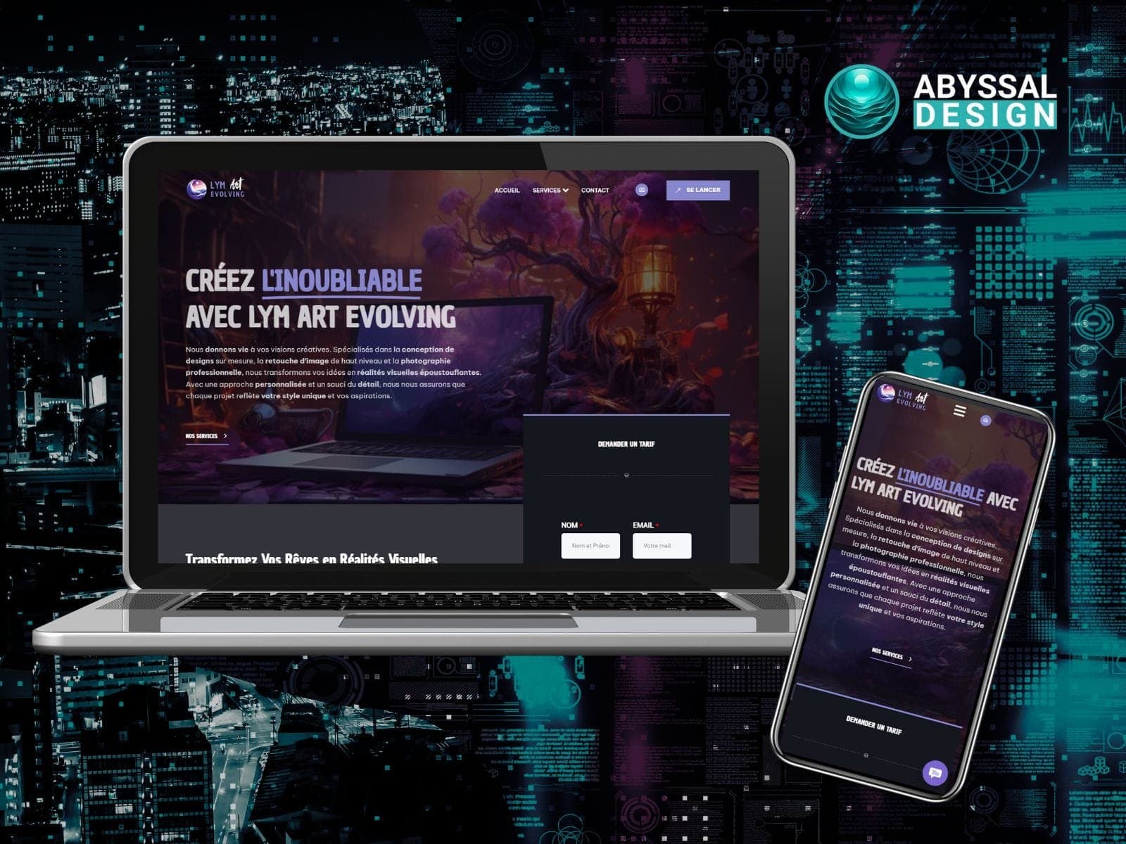 Designs Personnalisés Lym Art Evolving